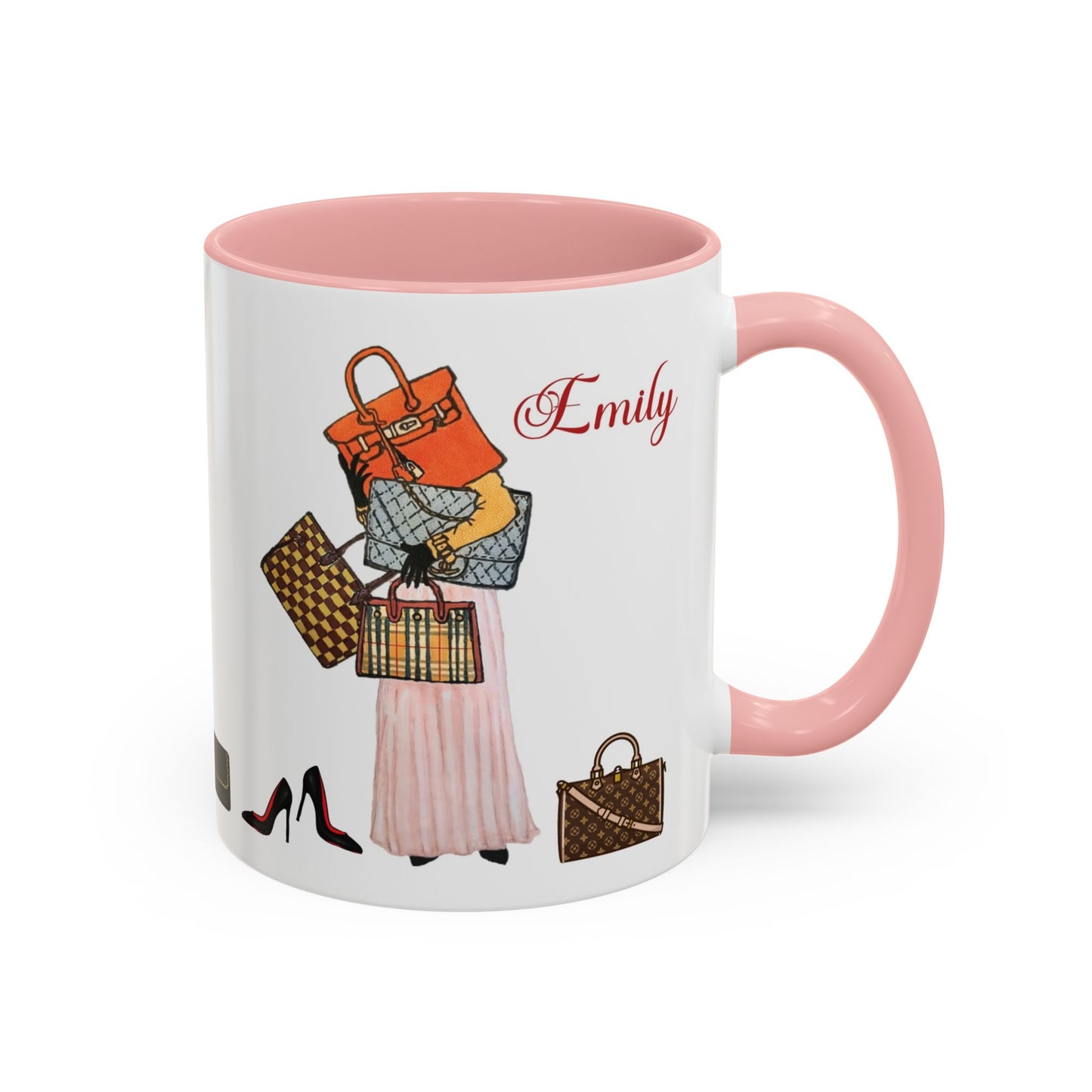 Custom Fashion Mug | Personalized Handbag Shoe Lover Gift