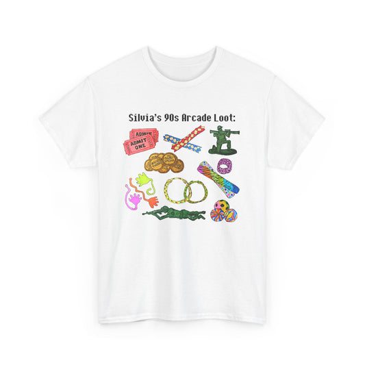 90's Throwback T-Shirt | Hand-Drawn Arcade Prizes Retro Nostalgia Gift