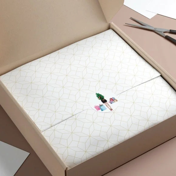 x12 Fashion Christmas Card Set Cute Pretty Fashionista Holiday Boxed Stationery Set