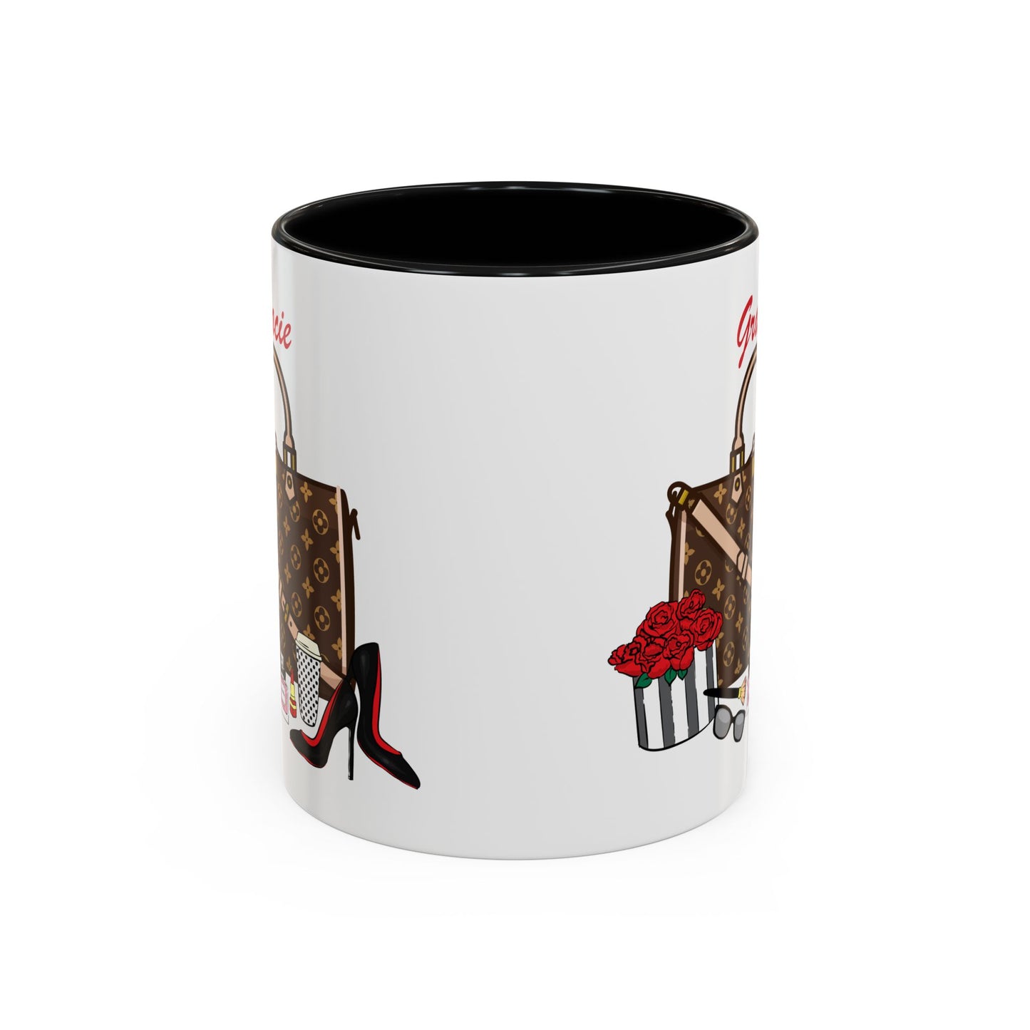 Custom Fashion Mug Christmas Present | Personalized Handbag Lover Gift