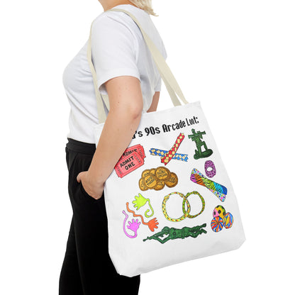 90s Retro Tote Bag Arcade Prizes | Custom Nostalgic 90s Kids Gift