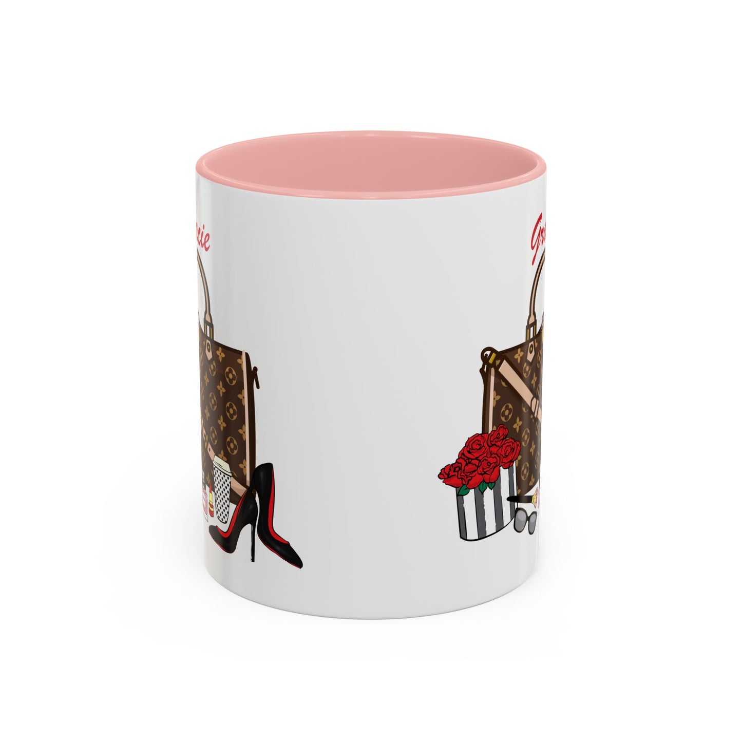 Custom Fashion Mug Christmas Present | Personalized Handbag Lover Gift