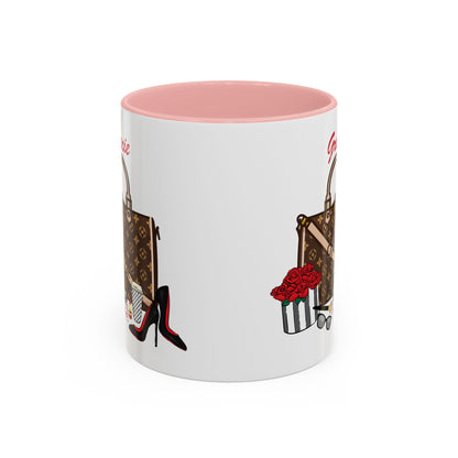 Custom Fashion Mug Christmas Present | Personalized Handbag Lover Gift