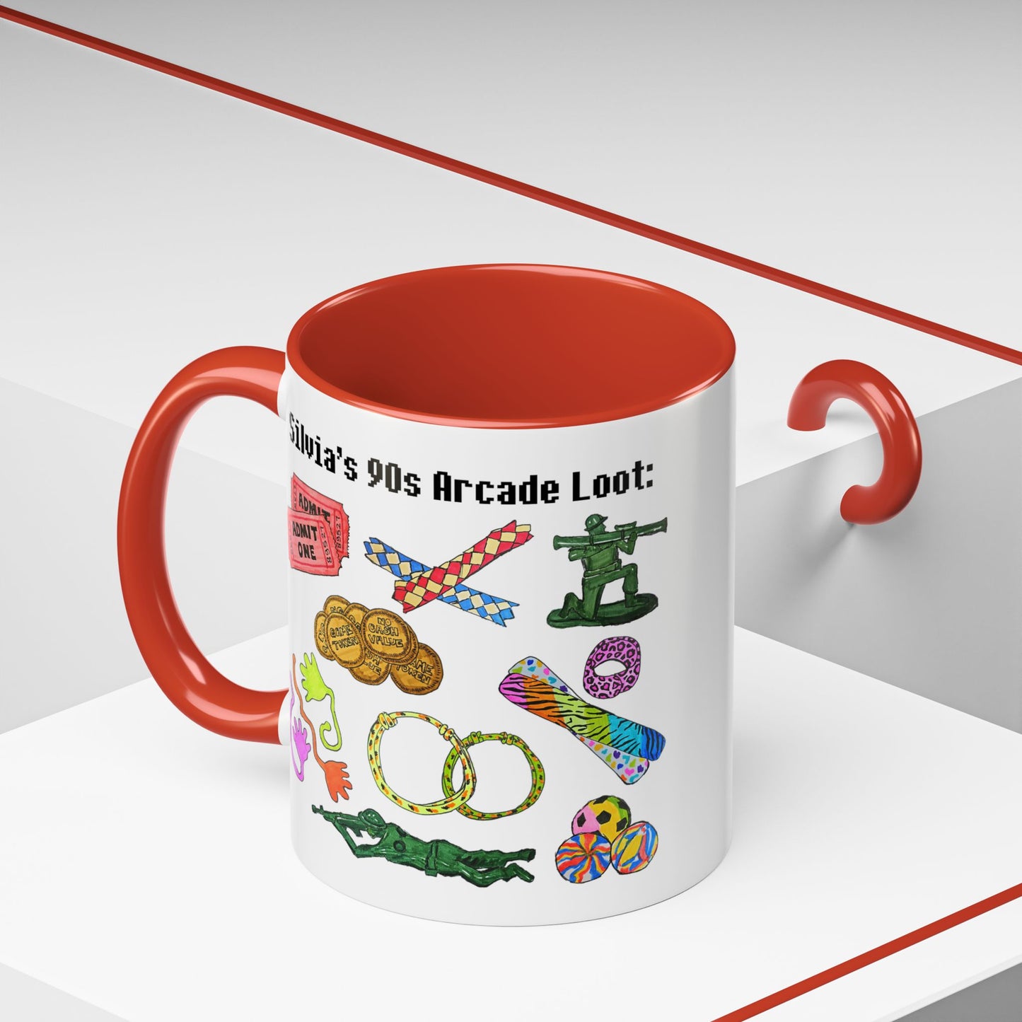 90s Nostalgia Mug | Nostalgic Arcade Prizes for 90s Kids