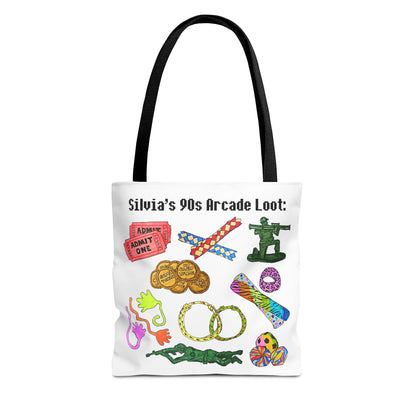 90s Retro Tote Bag Arcade Prizes | Custom Nostalgic 90s Kids Gift