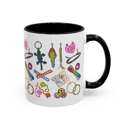 90s Girl Throwback Mug | 90s Nostalgia Hand Drawn Retro Accessories Mug