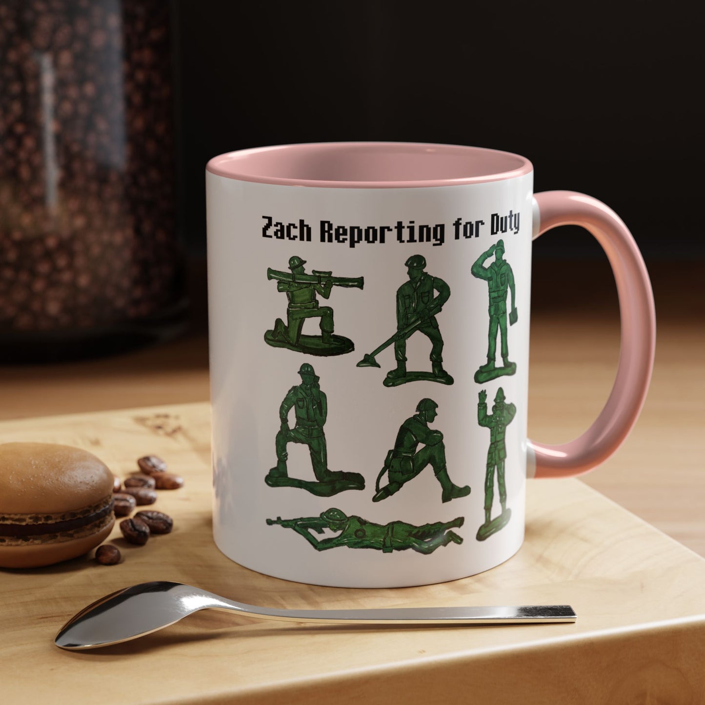 90s Nostalgia Mug Gift for Dad, Husband, Uncle – Retro Army Men Toys Cup for Gamers