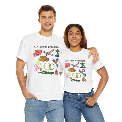 90's Throwback T-Shirt | Hand-Drawn Arcade Prizes Retro Nostalgia Gift