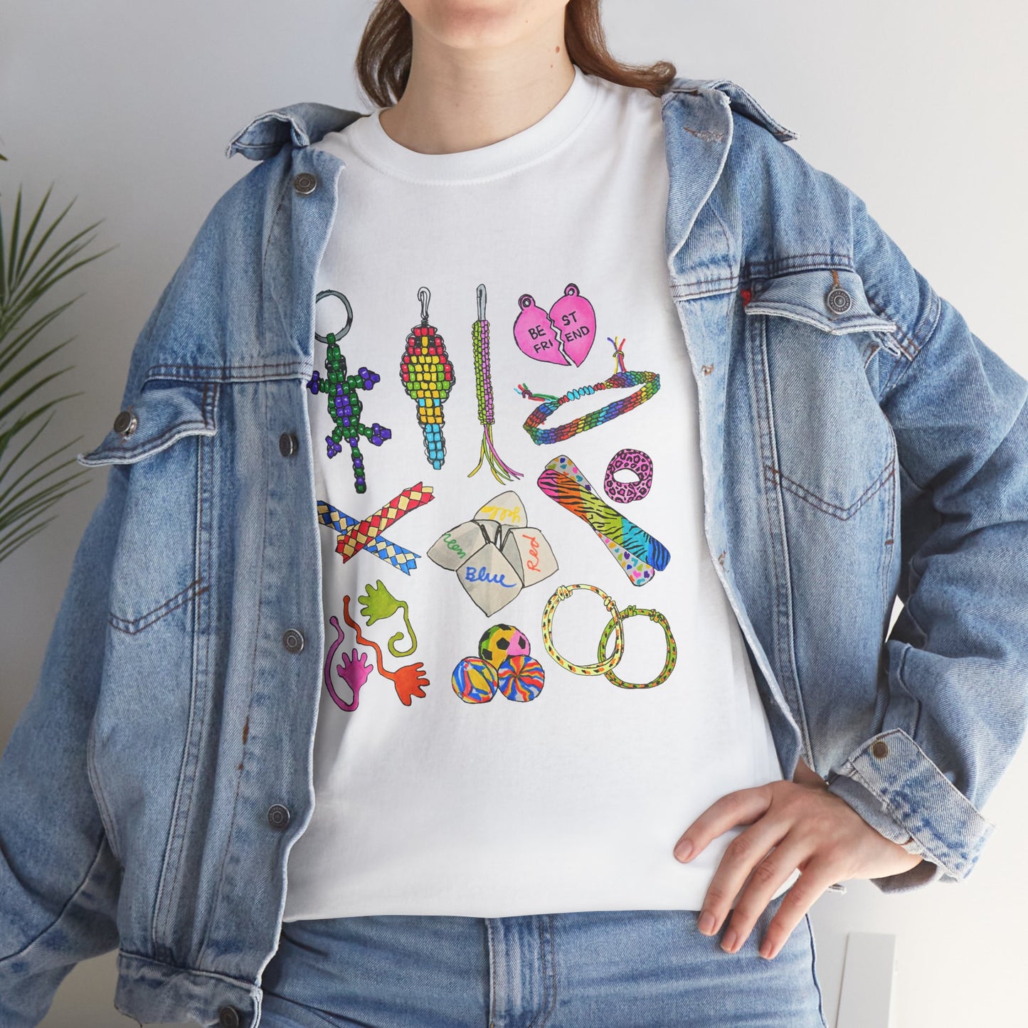 90s Girl Throwback T Shirt | 90s Nostalgia Hand Drawn Retro Gift