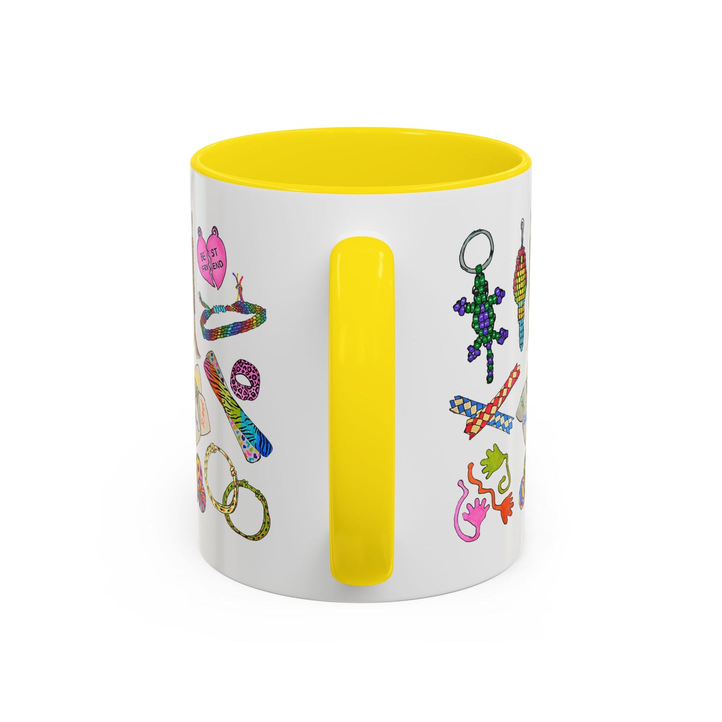 90s Girl Throwback Mug | 90s Nostalgia Hand Drawn Retro Accessories Mug