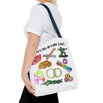 90s Retro Tote Bag Arcade Prizes | Custom Nostalgic 90s Kids Gift