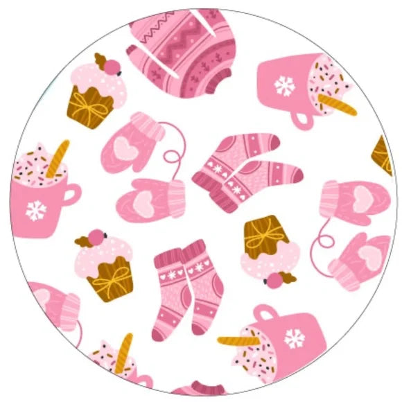Fashion Christmas Holiday Sticker Sheet | Fashionista Scrapbook Sticker Stocking Stuffers
