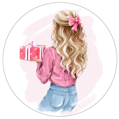 Fashion Christmas Holiday Sticker Sheet | Fashionista Scrapbook Sticker Stocking Stuffers