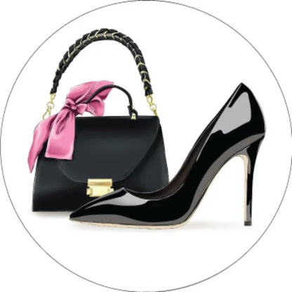 Fashion Sticker Sheet | Fashionista Scrapbook Sticker Handbag Purse Shoes